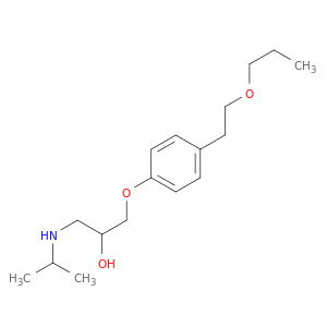 2-Propanol, 1-[(1-methylethyl)amino]-3-[4-(2-propoxyethyl)phenoxy]-