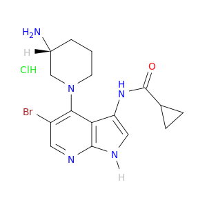 (R)-N-(4-(3-氨基哌啶-1-基)-5-溴-1H-吡咯并[2,3-b]吡啶-3-基)环丙烷甲酰胺盐酸盐