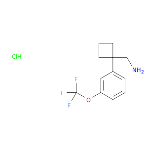 {1-[3-(trifluoromethoxy)phenyl]cyclobutyl}methanamine hydrochloride