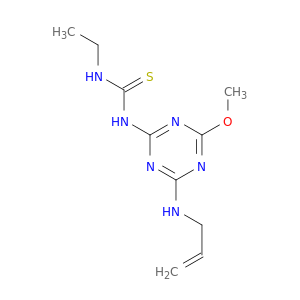 Thiourea, N-ethyl-N'-[4-methoxy-6-(2-propenylamino)-1,3,5-triazin-2-yl]-