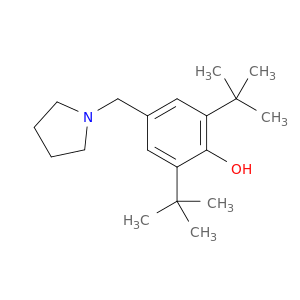 Phenol, 2,6-bis(1,1-dimethylethyl)-4-(1-pyrrolidinylmethyl)-