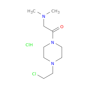 Piperazine, 1-(2-chloroethyl)-4-[(dimethylamino)acetyl]-, hydrochloride