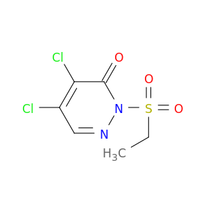 3(2H)-Pyridazinone,4,5-dichloro-2-(ethylsulfonyl)-