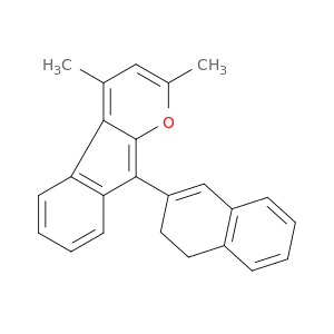 Indeno[2,1-b]pyran, 9-(3,4-dihydro-2-naphthalenyl)-2,4-dimethyl-