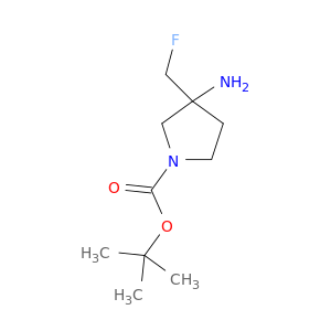 1-Pyrrolidinecarboxylicacid, 3-amino-3-(fluoromethyl)-, 1,1-dimethylethyl ester