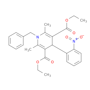 DIETHYL 1-BENZYL-2,6-DIMETHYL-4-(2-NITROPHENYL)-4H-PYRIDINE-3,5-DICARBOXYLATE