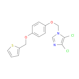 1H-Imidazole, 4,5-dichloro-1-[[4-(2-thienylmethoxy)phenoxy]methyl]-