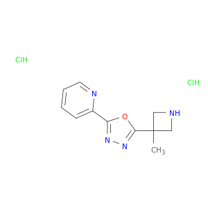 2-[5-(3-Methylazetidin-3-yl)-1,3,4-oxadiazol-2-yl]pyridine Dihydrochloride