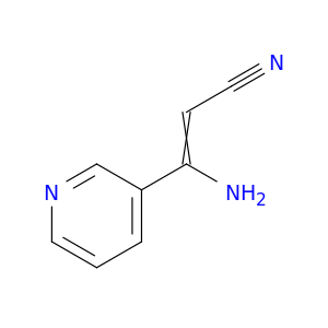 2-Propenenitrile, 3-amino-3-(3-pyridinyl)-