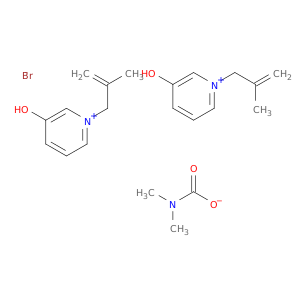 Pyridinium,3-[[(dimethylamino)carbonyl]oxy]-1-(2-methyl-2-propen-1-yl)-, bromide (1:1)