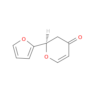 4H-Pyran-4-one, 2-(2-furanyl)-2,3-dihydro-, (2R)-