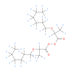Peroxide, bis[2,3,3,3-tetrafluoro-1-oxo-2-[(tridecafluorohexyl)oxy]propyl]