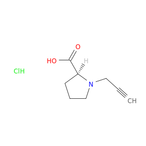 (2S)-1-(Prop-2-yn-1-yl)pyrrolidine-2-carboxylic Acid Hydrochloride