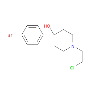 4-Piperidinol, 4-(4-bromophenyl)-1-(2-chloroethyl)-