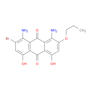9,10-Anthracenedione, 1,8-diamino-2-bromo-4,5-dihydroxy-7-propoxy-