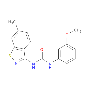 Urea,N-(3-methoxyphenyl)-N'-(5-methyl-1,2-benzisothiazol-3-yl)-