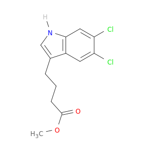 1H-Indole-3-butanoic acid, 5,6-dichloro-, methyl ester