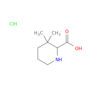 3,3-Dimethylpiperidine-2-carboxylic acid hydrochloride