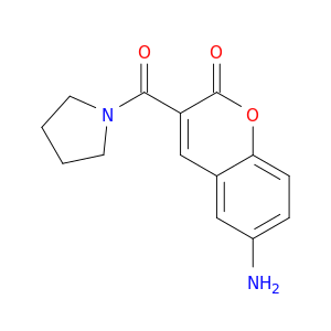 6-AMINO-3-(1-PYRROLIDINYLCARBONYL)COUMARIN
