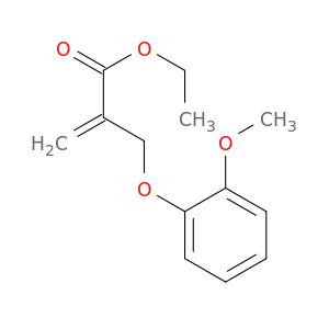 2-Propenoic acid, 2-[(2-methoxyphenoxy)methyl]-, ethyl ester