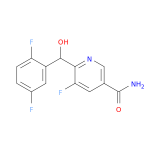 3-Pyridinecarboxamide, 6-[(2,5-difluorophenyl)hydroxymethyl]-5-fluoro-