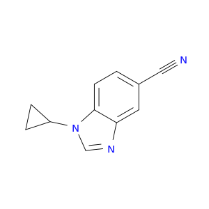 1-Cyclopropyl-1,3-benzodiazole-5-carbonitrile
