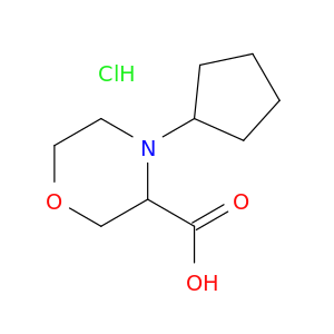4-cyclopentylmorpholine-3-carboxylic acid hydrochloride