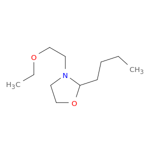Oxazolidine, 2-butyl-3-(2-ethoxyethyl)-
