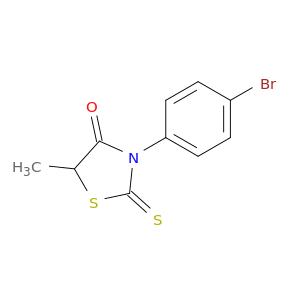 3-(4-bromophenyl)-5-methyl-2-thioxo-1,3-thiazolidin-4-one