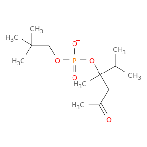 Phosphoric acid, 2,2-dimethylpropyl 1-methyl-2-oxopropyl2-methylpropyl ester