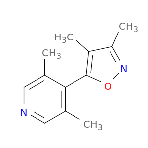 Pyridine, 4-(3,4-dimethyl-5-isoxazolyl)-3,5-dimethyl-