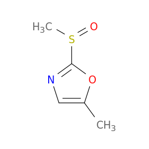 Oxazole, 5-methyl-2-(methylsulfinyl)-