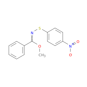 Benzenecarboximidic acid, N-[(4-nitrophenyl)thio]-, methyl ester