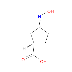 Cyclopentanecarboxylicacid, 3-(hydroxyimino)-, (R)- (9CI)