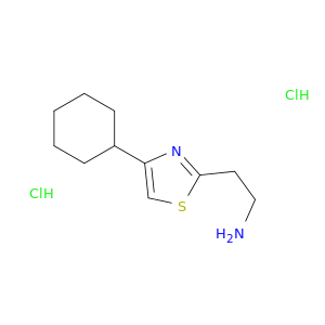 2-(4-cyclohexyl-1,3-thiazol-2-yl)ethan-1-amine dihydrochloride