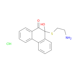 9(10H)-Phenanthrenone,10-[(2-aminoethyl)thio]-10-hydroxy-, hydrochloride (1:1)
