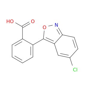 Benzoic acid, 2-(5-chloro-2,1-benzisoxazol-3-yl)-