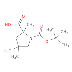 1-(叔-丁氧羰基)-2,4,4-三甲基吡咯烷-2-羧酸