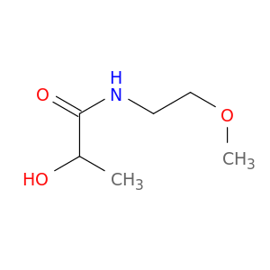 2-hydroxy-N-(2-methoxyethyl)propanamide