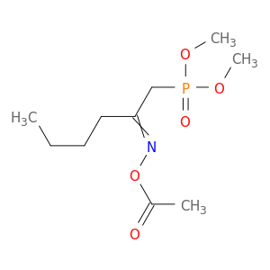 Phosphonic acid, [2-[(acetyloxy)imino]hexyl]-, dimethyl ester