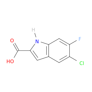 1H-Indole-2-carboxylic acid, 5-chloro-6-fluoro-