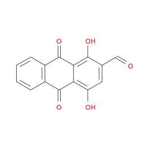 2-Anthracenecarboxaldehyde, 9,10-dihydro-1,4-dihydroxy-9,10-dioxo-
