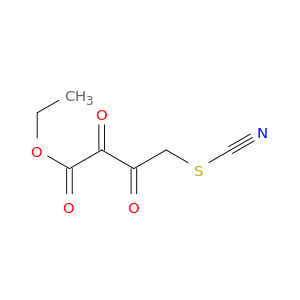 Butanoic acid, 2,3-dioxo-4-thiocyanato-, ethyl ester