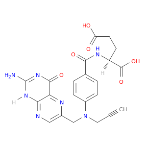 L-Glutamic acid,N-[4-[[(2-amino-1,4-dihydro-4-oxo-6-pteridinyl)methyl]-2-propynylamino]benzoyl]-(9CI)