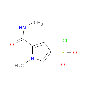 1-Methyl-5-(methylcarbamoyl)-1H-pyrrole-3-sulfonyl chloride