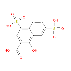2-Naphthalenecarboxylic acid, 1-hydroxy-4,7-disulfo-
