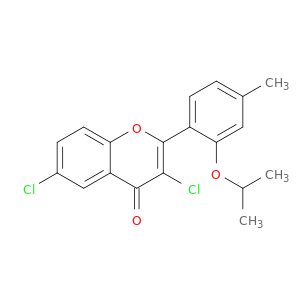 3,6-dichloro-2'-isopropyloxy-4'-methylflavone