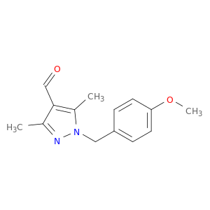 1-[(4-Methoxyphenyl)methyl]-3,5-dimethyl-1H-pyrazole-4-carbaldehyde