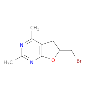6-(Bromomethyl)-2,4-dimethyl-5,6-dihydrofuro[2,3-d]pyrimidine