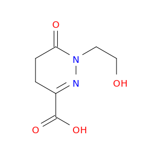 1-(2-hydroxyethyl)-6-oxo-1,4,5,6-tetrahydropyridazine-3-carboxylic acid